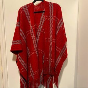 NEW Styline Kimono - Women’s One Size - Red and Gray -